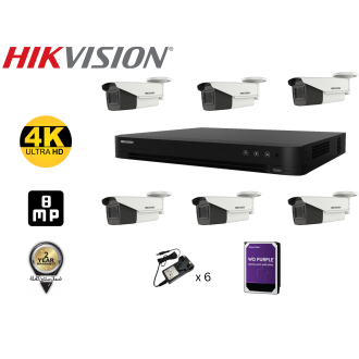 kit hikvision outdoor 4K motion detection