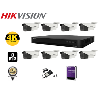 hikvision 4K kit outdoor and indoor